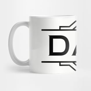 Graphic Type Dad Shirt Mug